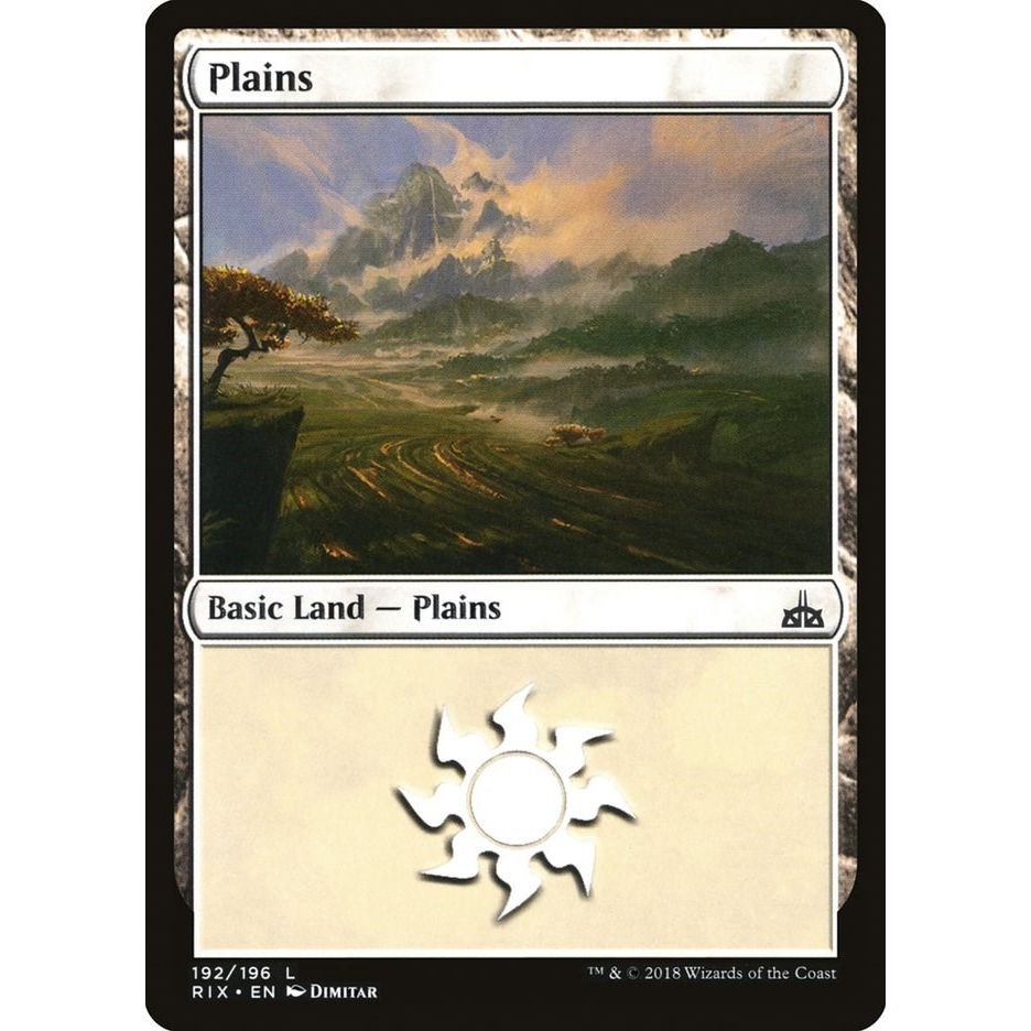Image for Plains (192) (RIX) - Magic: The Gathering