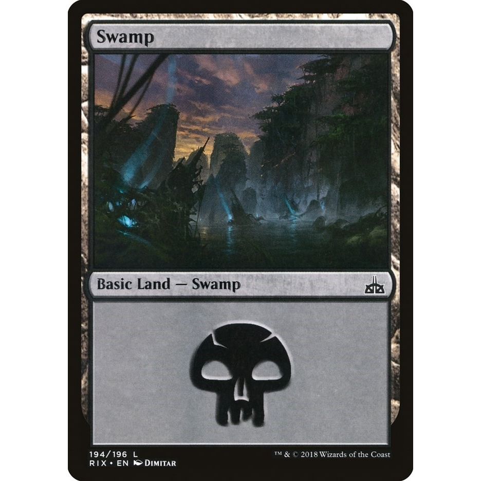 Image for Swamp (194) (RIX) - Magic: The Gathering