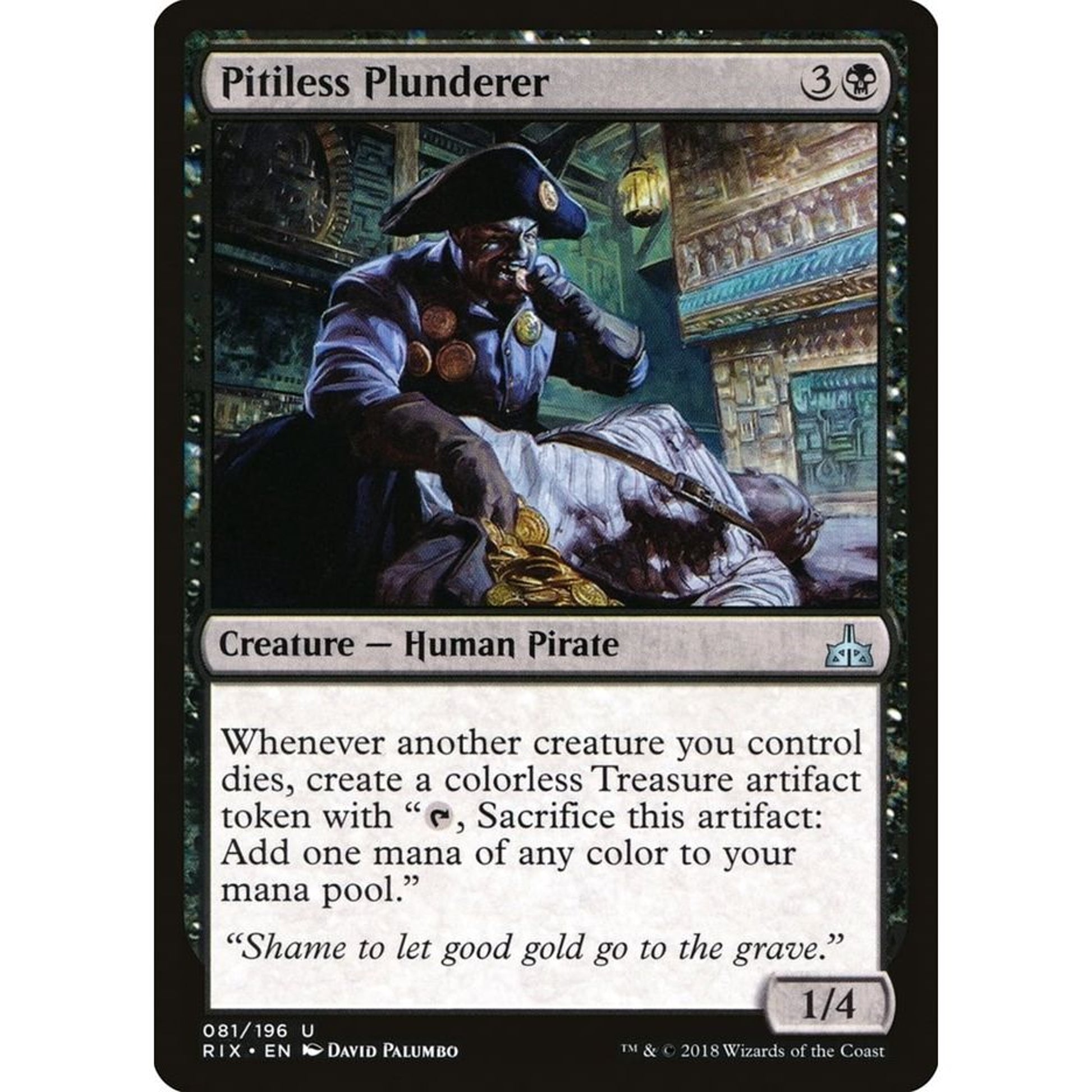 Image for Pitiless Plunderer (81) (RIX) - Magic: The Gathering