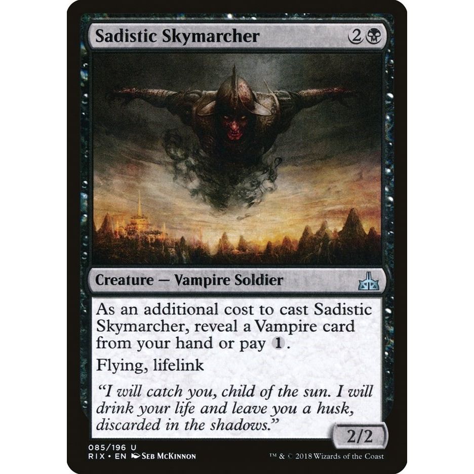 Image for Sadistic Skymarcher (85) (RIX) - Magic: The Gathering