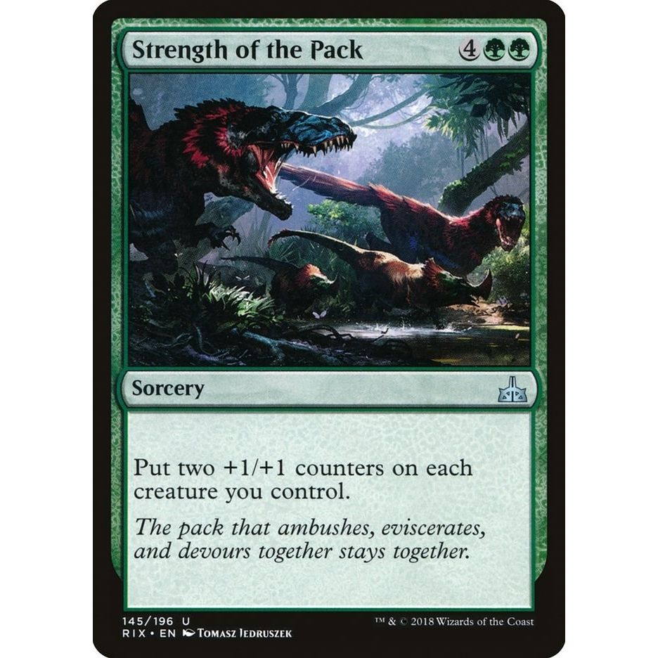 Image for Strength of the Pack (145) (RIX) - Magic: The Gathering