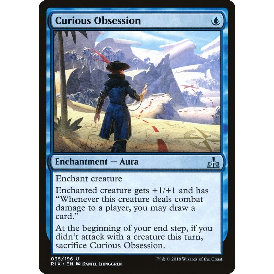 Image for Curious Obsession (35) (RIX) - Magic: The Gathering