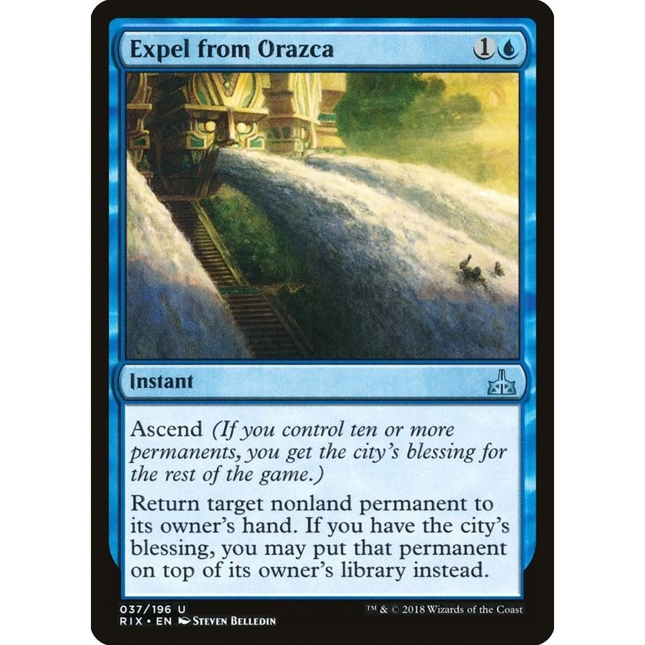 Image for Expel from Orazca (37) (RIX) - Magic: The Gathering