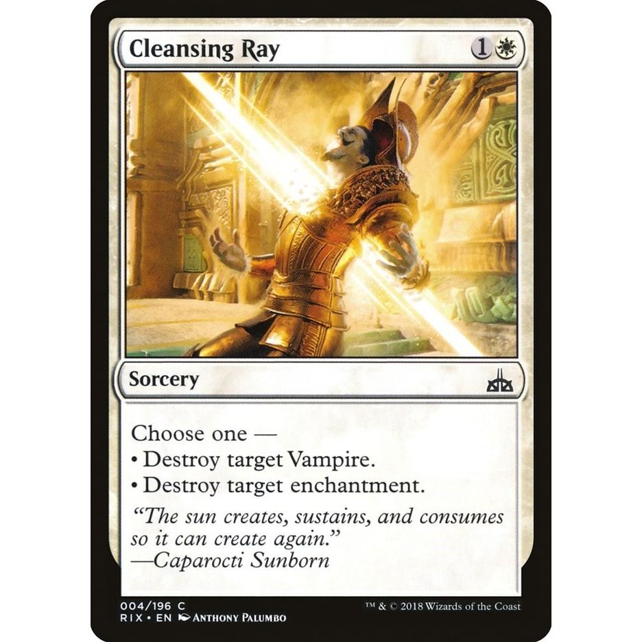 Image for Cleansing Ray (4) (RIX) - Magic: The Gathering