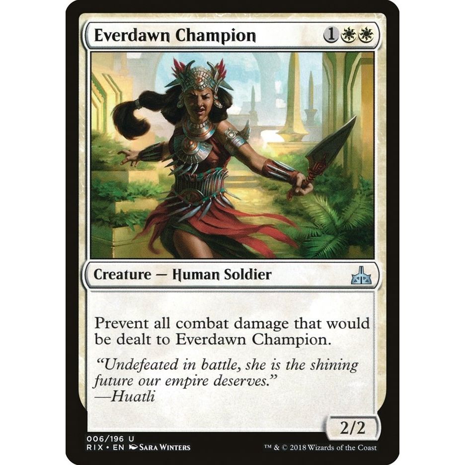 Image for Everdawn Champion (6) (RIX) - Magic: The Gathering