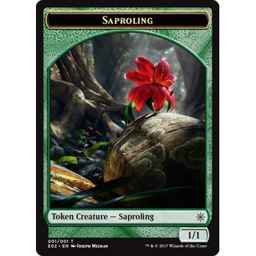 Image for Saproling // Treasure (007) Double-Sided Token (1 // 7) (E02) - Magic: The Gathering