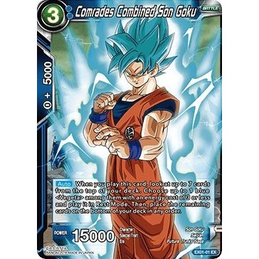 Image for Comrades Combined Son Goku (EX01-01) (DBS-BE01) - Dragon Ball Super: Masters