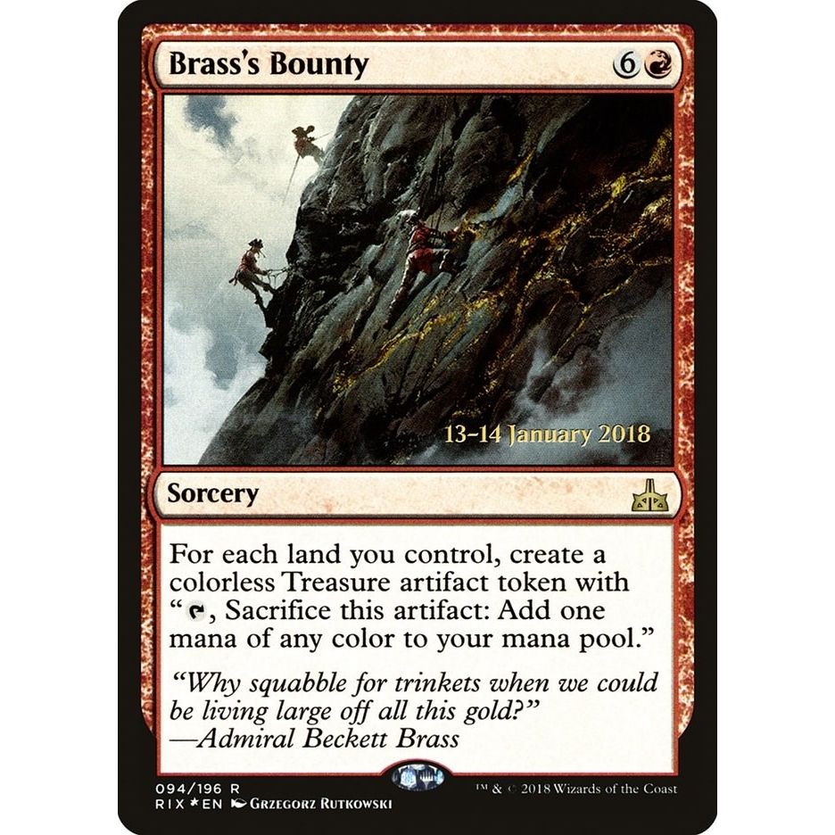 Image for Brass's Bounty (RIX) (94) (PRE) - Magic: The Gathering