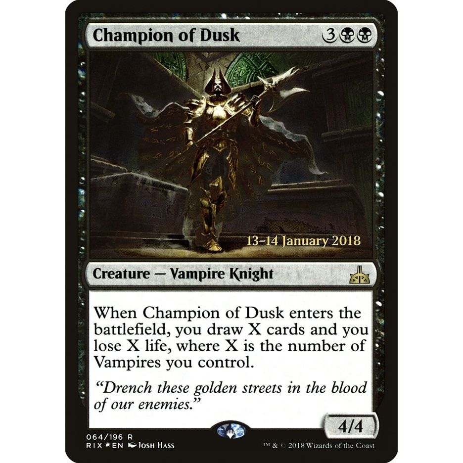 Image for Champion of Dusk (64) (PRE) - Magic: The Gathering