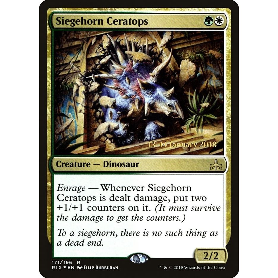 Image for Siegehorn Ceratops (171) (PRE) - Magic: The Gathering