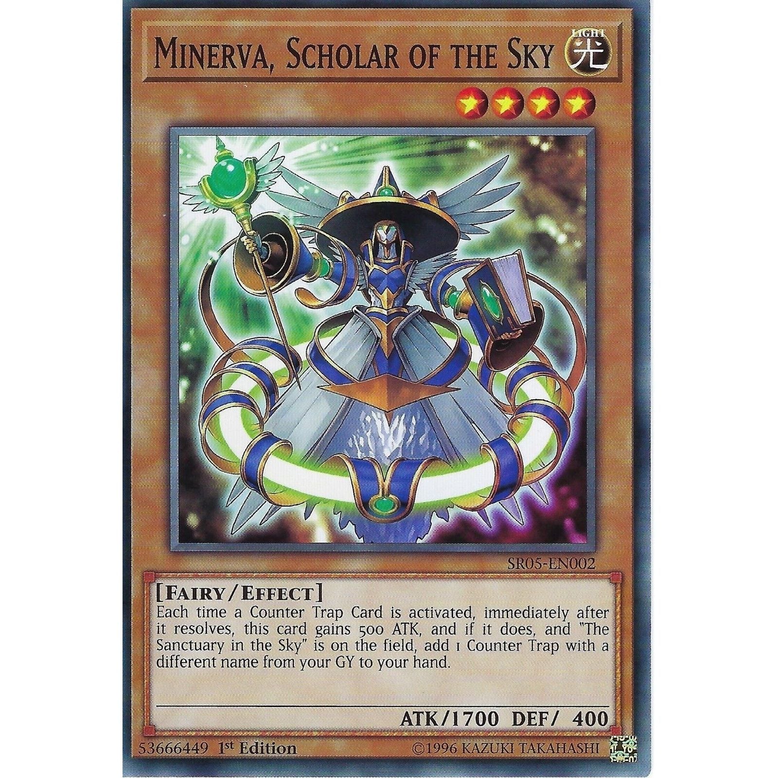 Image for Minerva, Scholar of the Sky (SR05-EN002) (SDWL) - YuGiOh