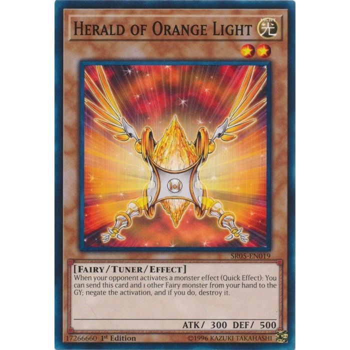 Image for Herald of Orange Light (SR05-EN019) (SDWL) - YuGiOh
