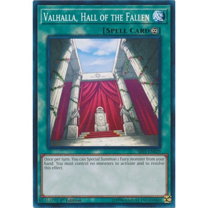 Image for Valhalla, Hall of the Fallen (SR05-EN029) (SDWL) - YuGiOh