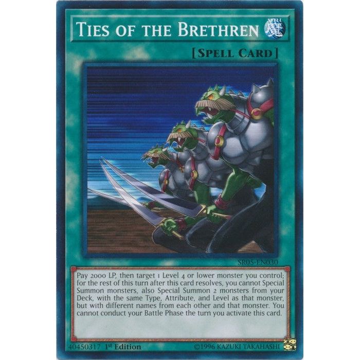 Image for Ties of the Brethren (SR05-EN030) (SDWL) - YuGiOh
