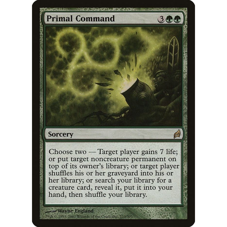 Image for Primal Command (233) (LRW) - Magic: The Gathering