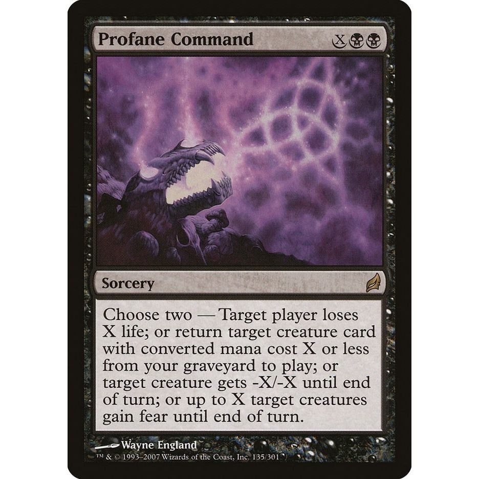 Image for Profane Command (135) (LRW) - Magic: The Gathering