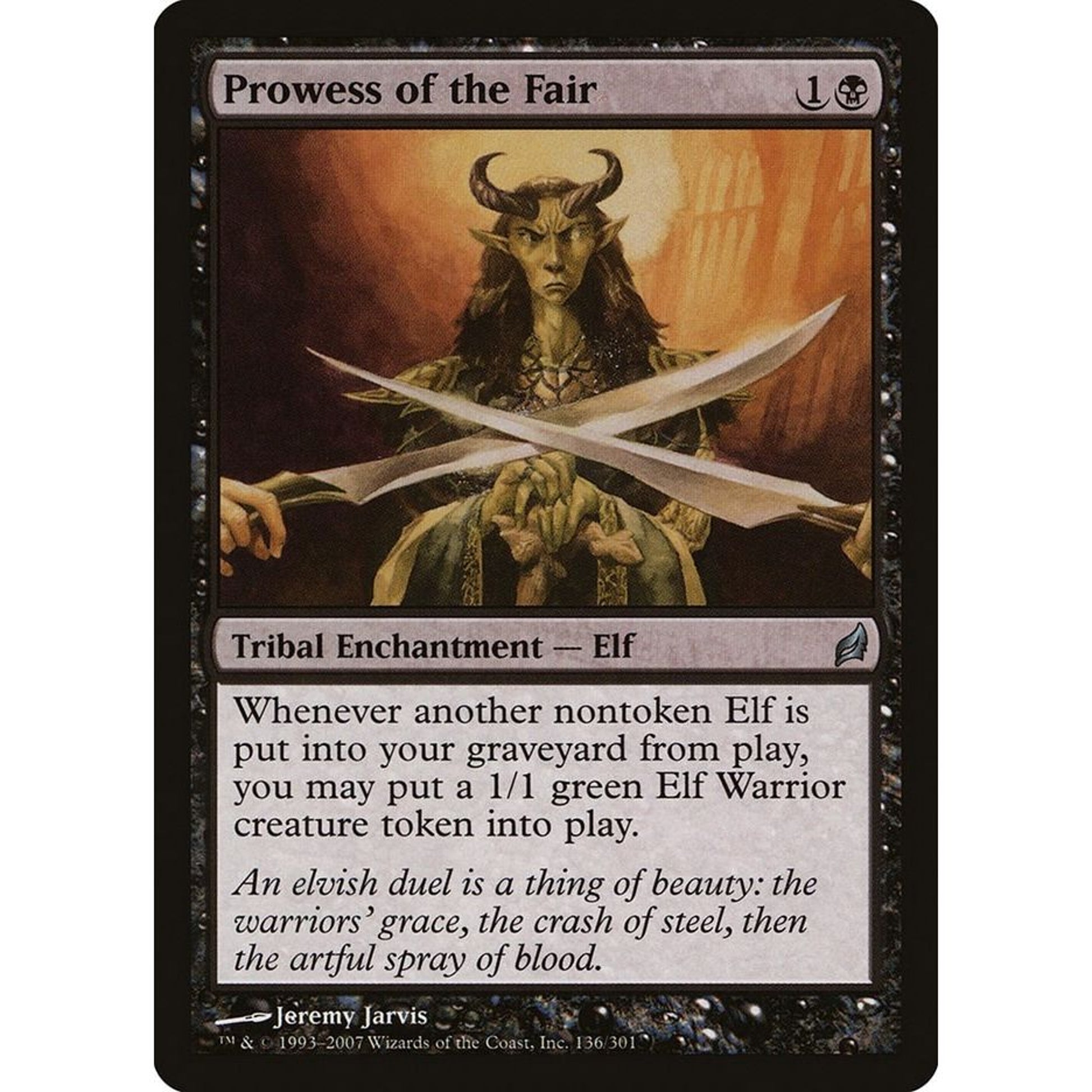 Image for Prowess of the Fair (136) (LRW) - Magic: The Gathering