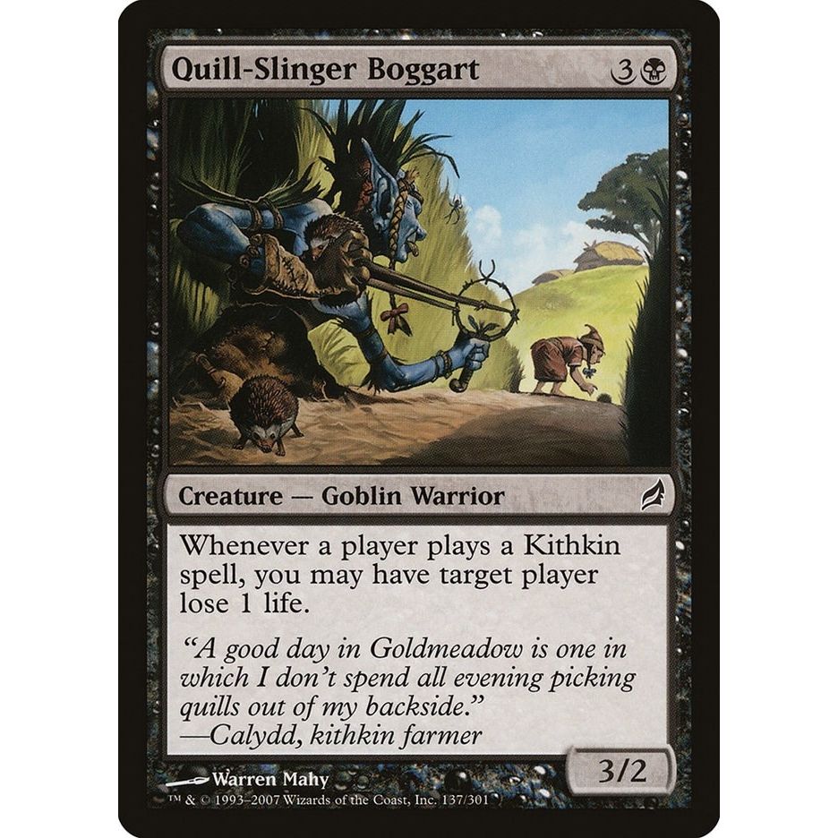 Image for Quill-Slinger Boggart (137) (LRW) - Magic: The Gathering