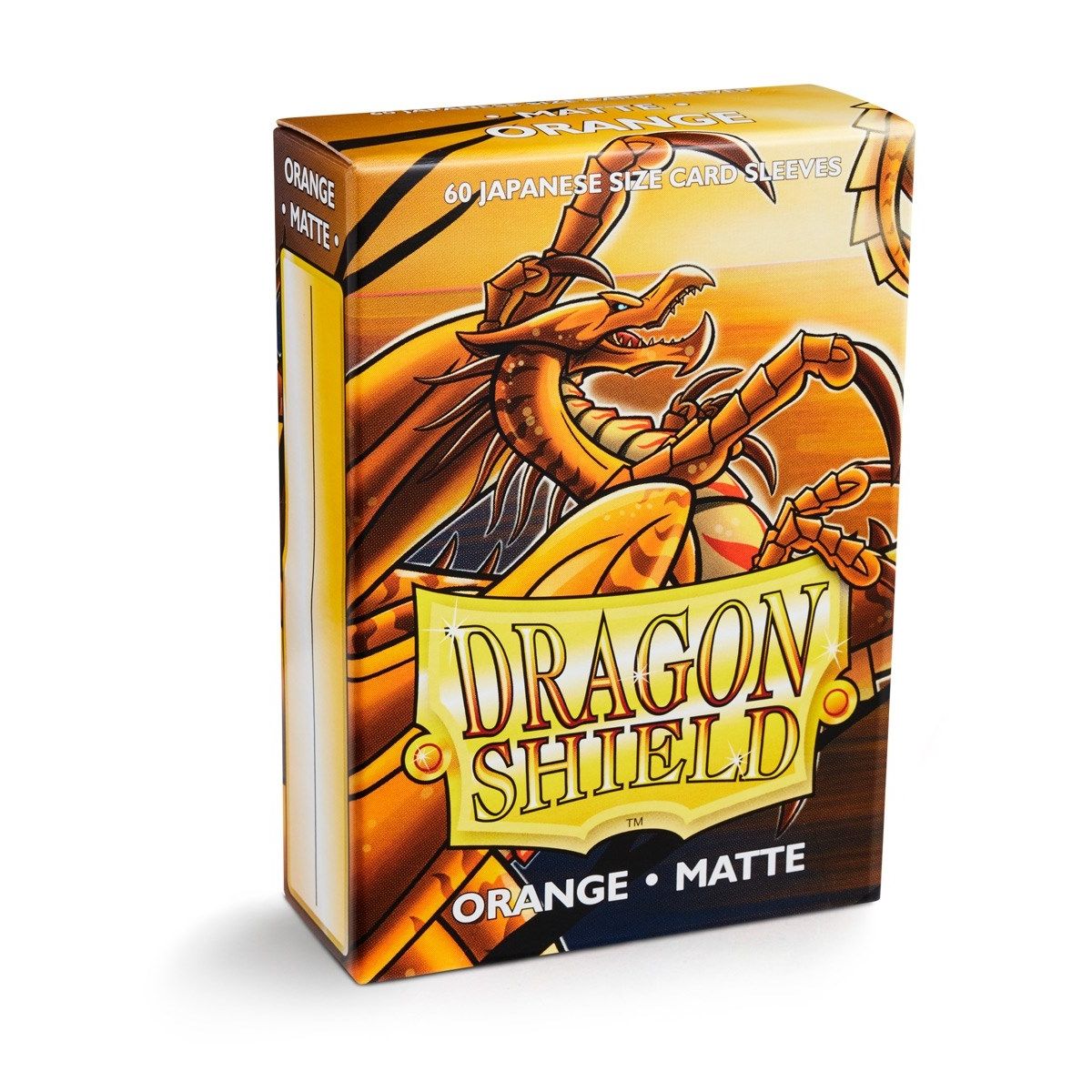 Image for Dragon Shield Matte Japanese Sleeves - Orange (60-Pack) - Card Sleeves
