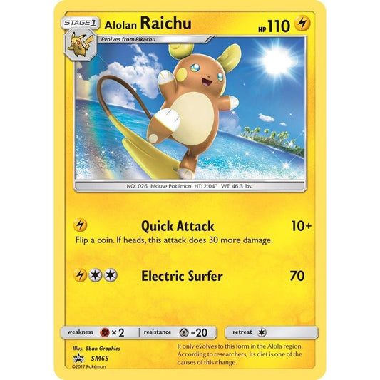 Image for Alolan Raichu - SM65 (SM65) (SMP) - Pokemon