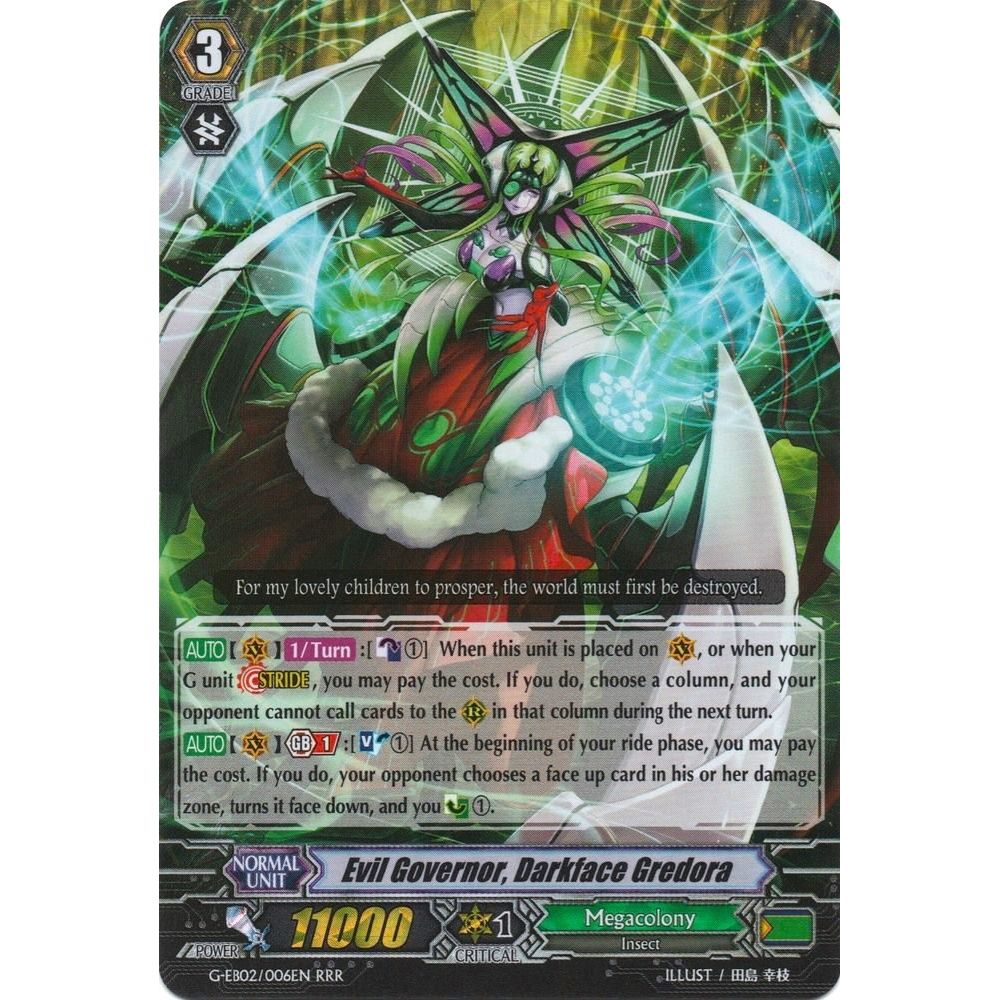 Image for Evil Governor, Darkface Gredora (G-EB02/006EN) (G-EB02) - Cardfight Vanguard