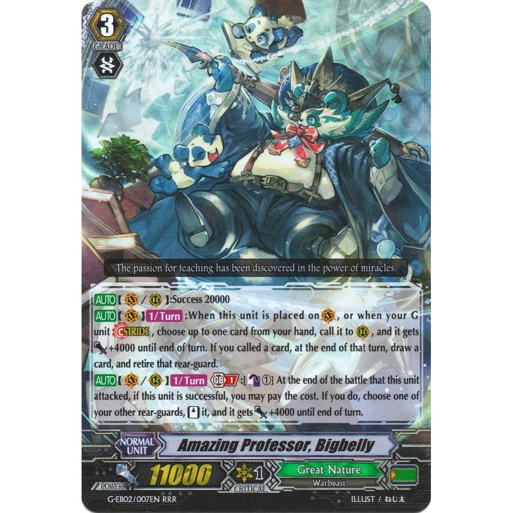 Image for Amazing Professor, Bigbelly (G-EB02/007EN) (G-EB02) - Cardfight Vanguard