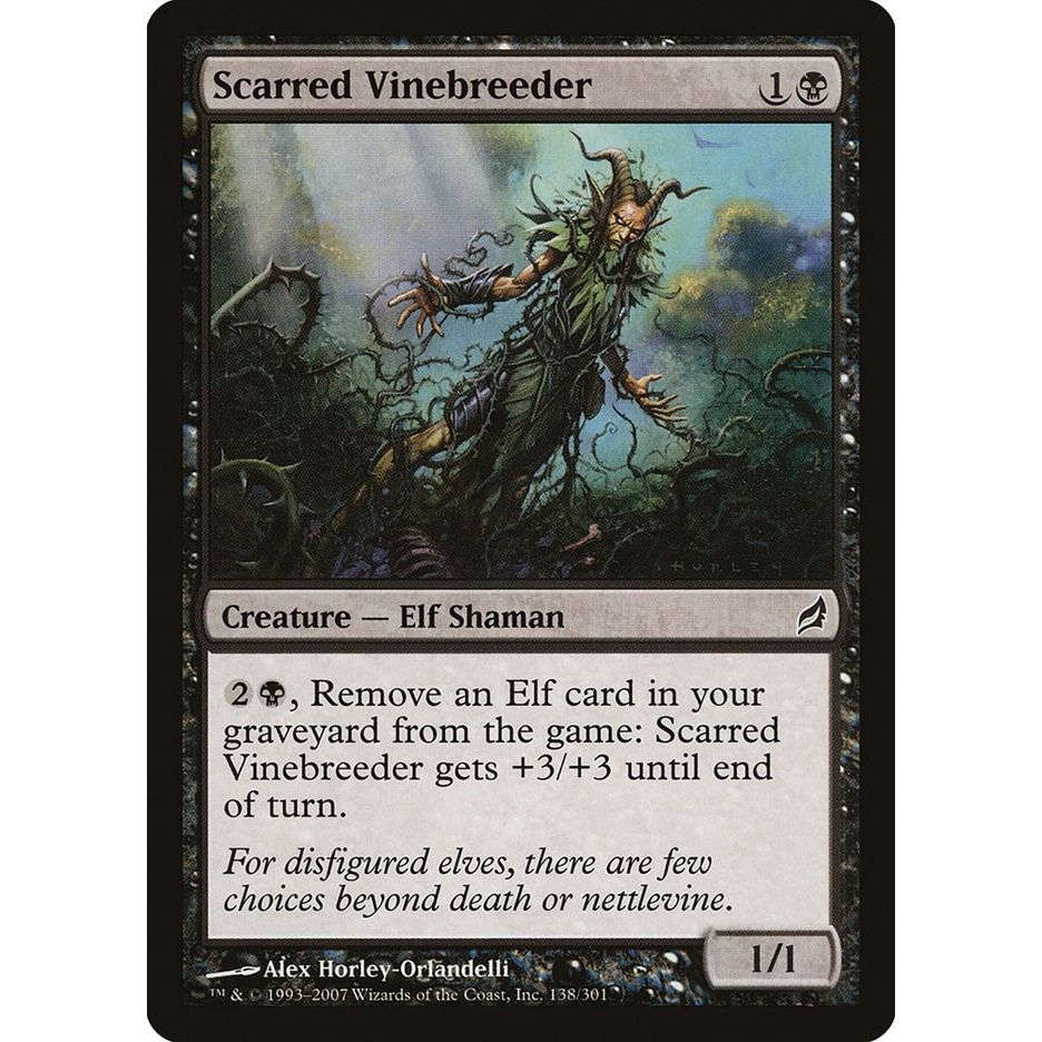 Image for Scarred Vinebreeder (138) (LRW) - Magic: The Gathering
