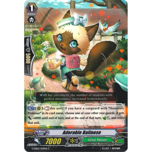 Image for Adorable Balinese (G-EB02/059EN) (G-EB02) - Cardfight Vanguard