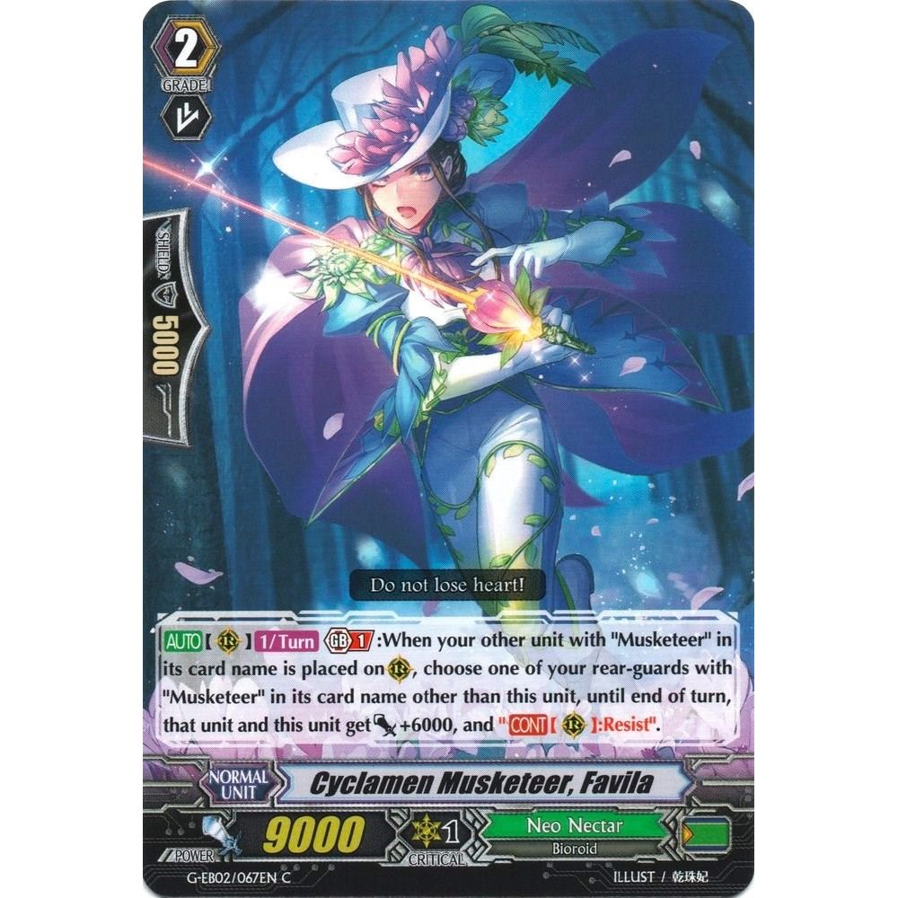 Image for Cyclamen Musketeer, Favila (G-EB02/067EN) (G-EB02) - Cardfight Vanguard