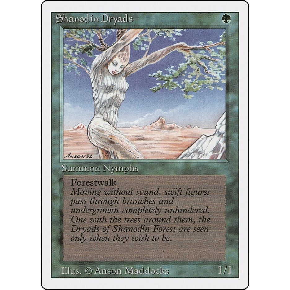 Image for Shanodin Dryads (3ED) - Magic: The Gathering