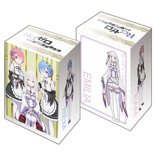 Image for Bushiroad Deck Holder Collection V2 Vol.92: Re:ZERO - Emilia & Ram & Rem - Deck Boxes