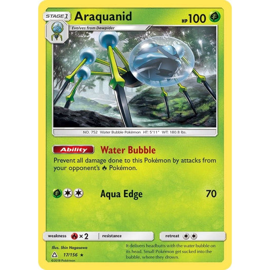 Image for Araquanid (17/156) (SM05) - Pokemon