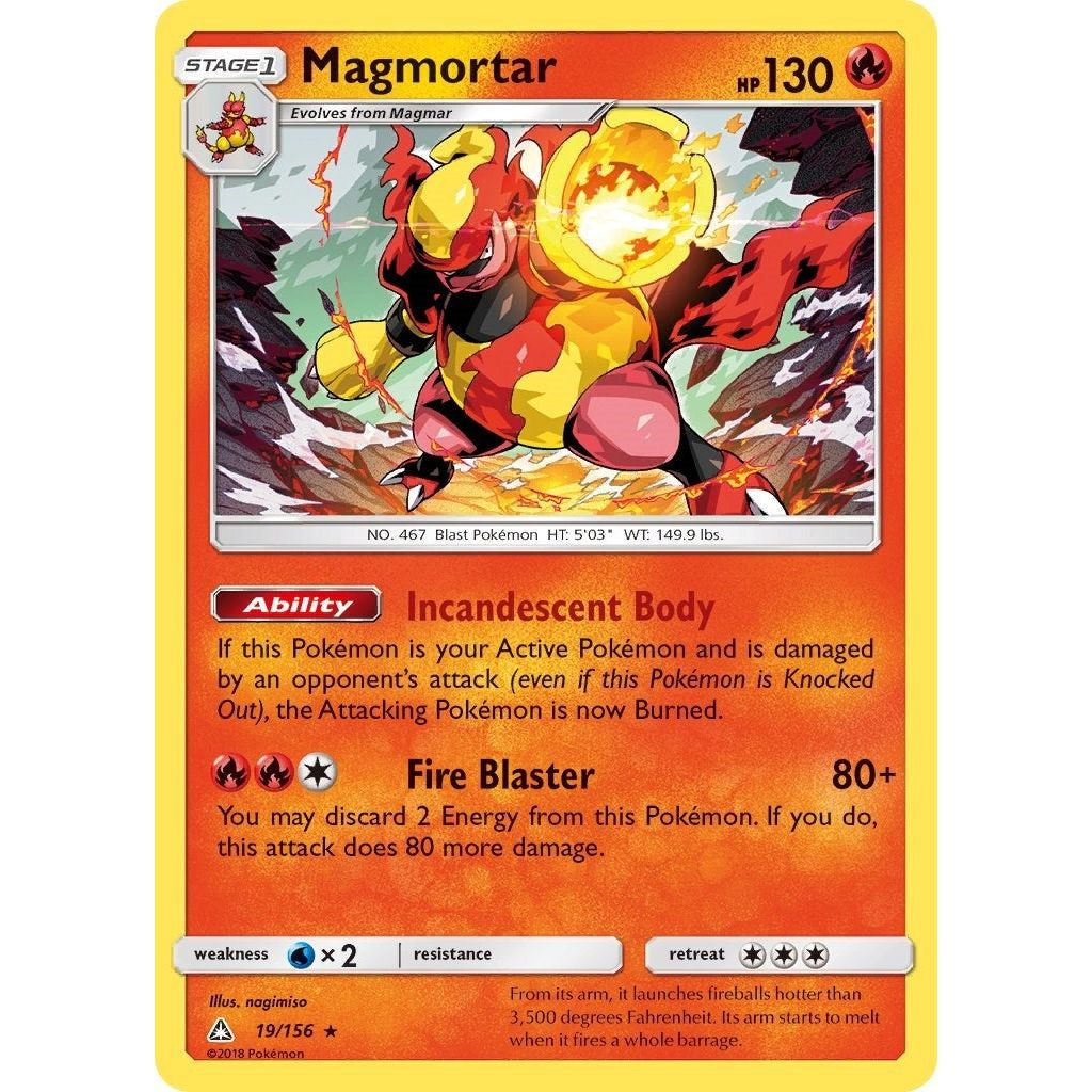 Image for Magmortar (19/156) (SM05) - Pokemon