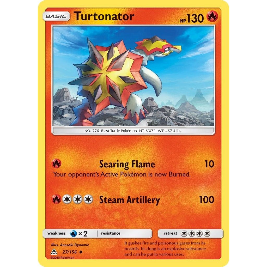 Image for Turtonator (27/156) (SM05) - Pokemon
