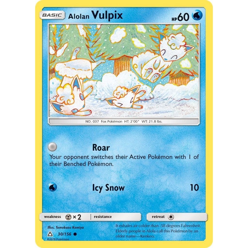 Image for Alolan Vulpix (30/156) (SM05) - Pokemon