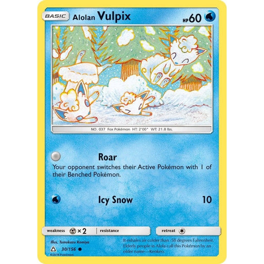 Image for Alolan Vulpix (30/156) (SM05) - Pokemon