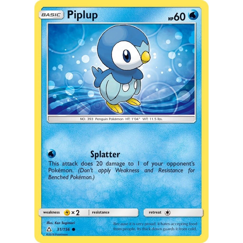 Image for Piplup (31) (31/156) (SM05) - Pokemon