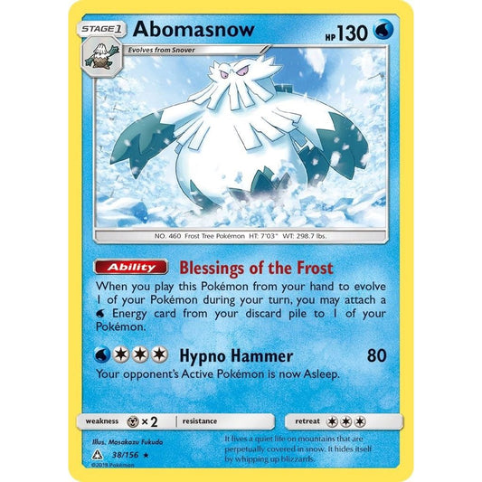 Image for Abomasnow (38/156) (SM05) - Pokemon
