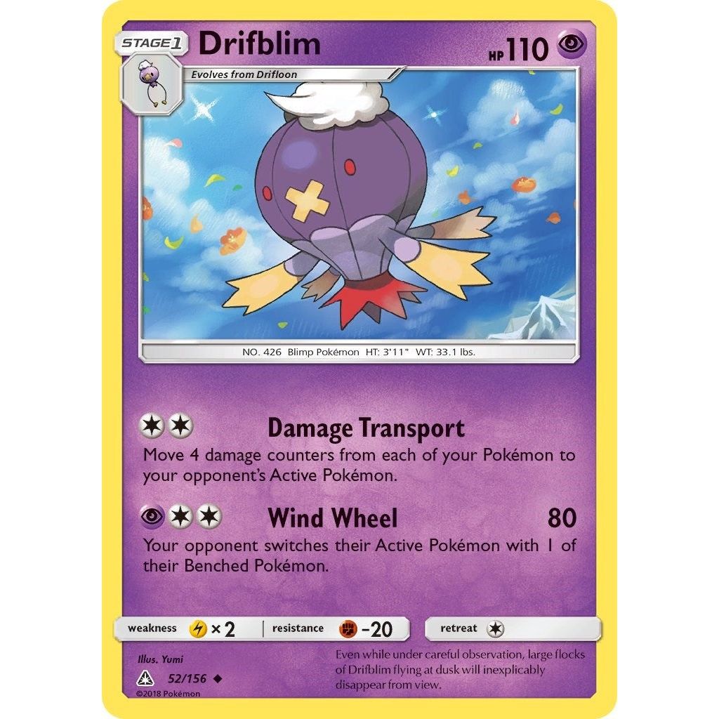 Image for Drifblim (52/156) (SM05) - Pokemon
