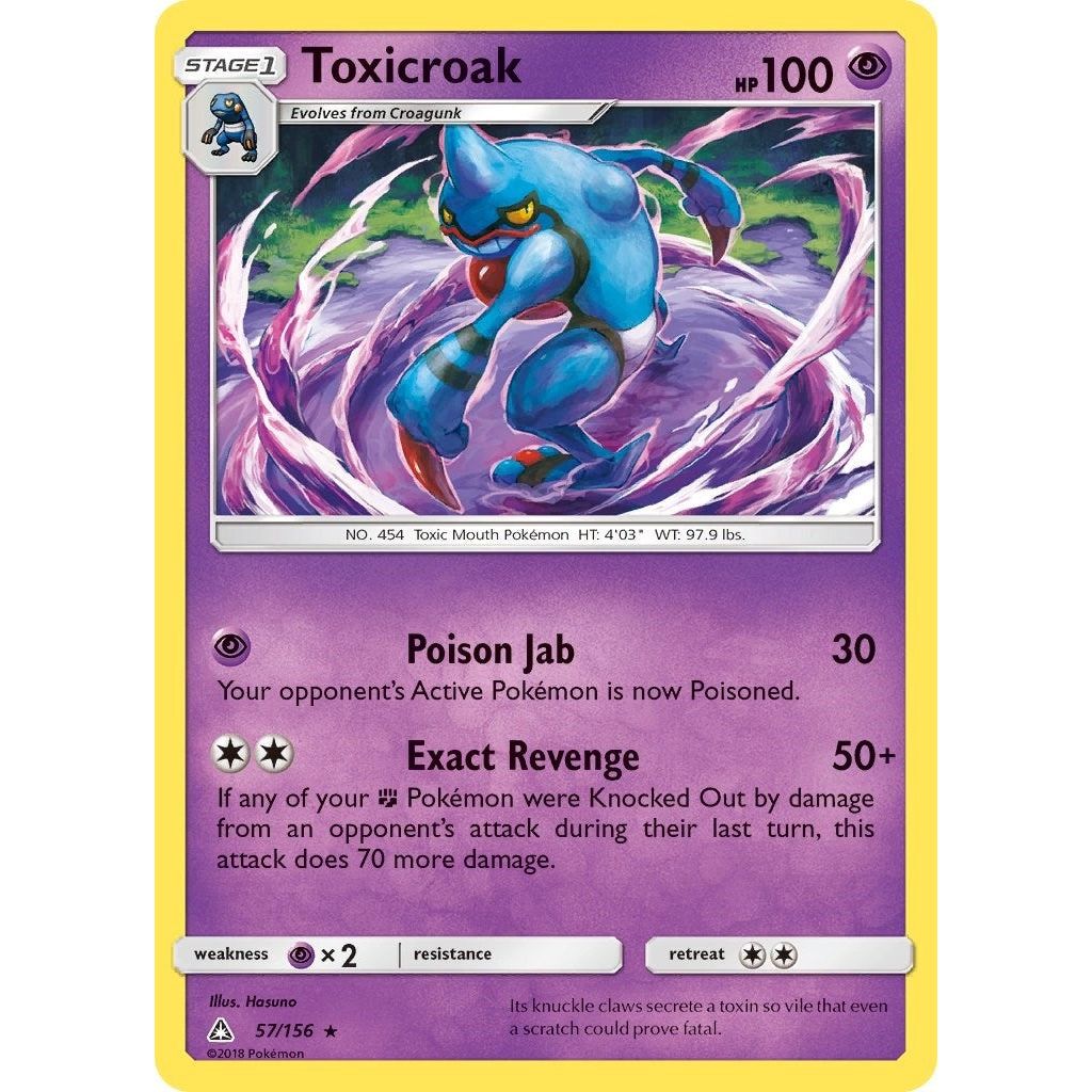 Image for Toxicroak (57/156) (SM05) - Pokemon