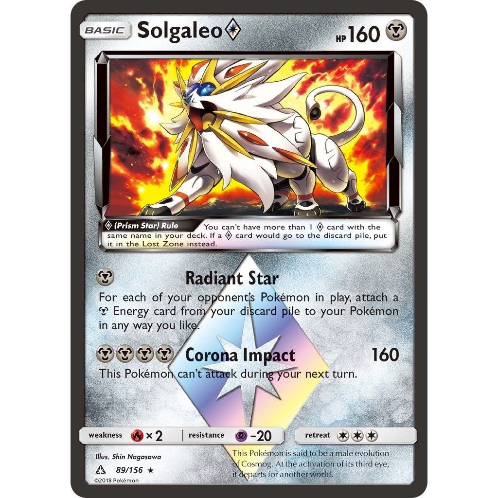 Image for Solgaleo Prism Star (89/156) (SM05) - Pokemon