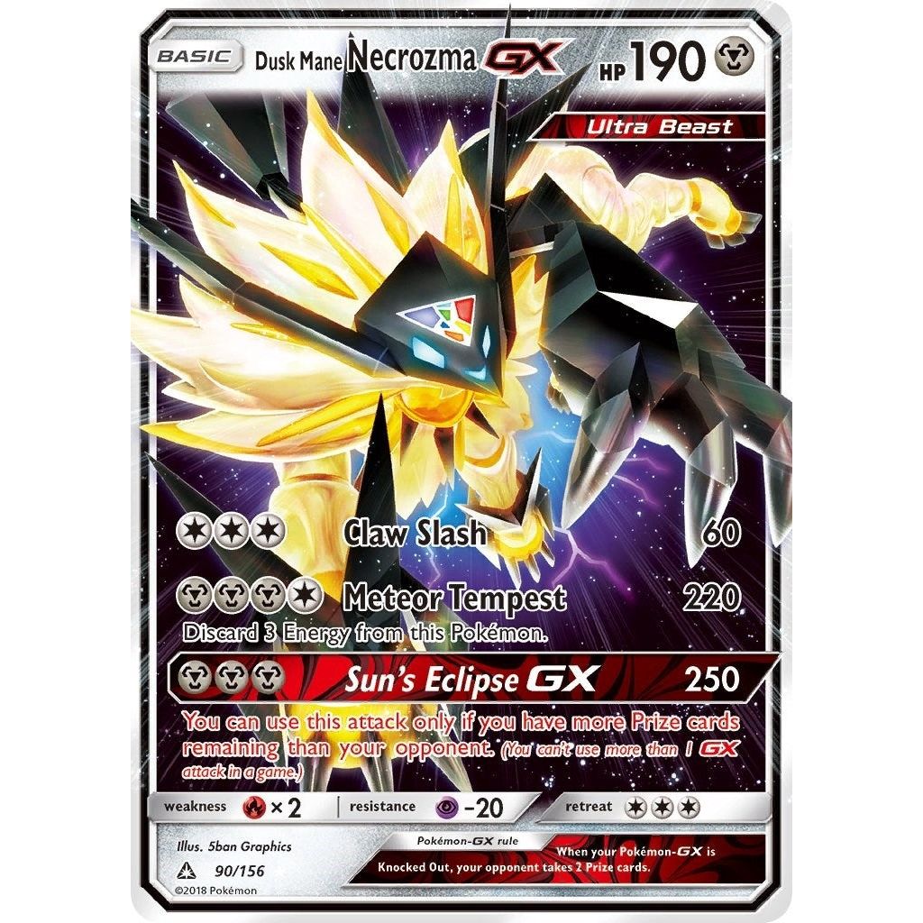 Image for Dusk Mane Necrozma GX (90/156) (SM05) - Pokemon