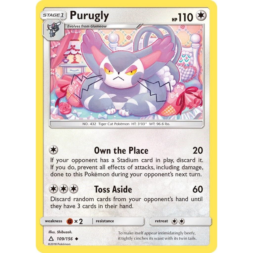 Image for Purugly (109/156) (SM05) - Pokemon