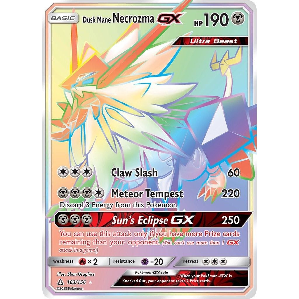 Image for Dusk Mane Necrozma GX (Secret Rare) (163/156) (SM05) - Pokemon