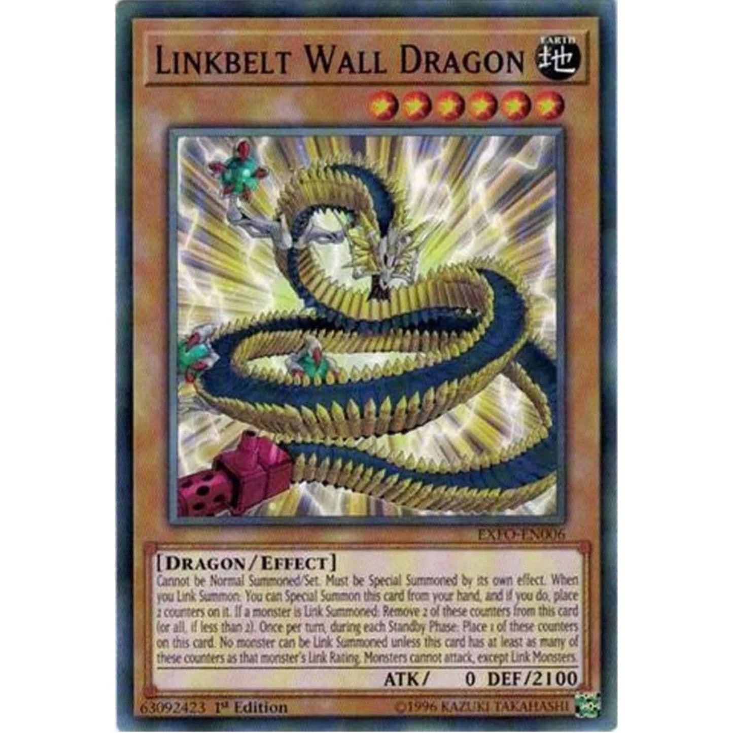 Image for Linkbelt Wall Dragon (EXFO-EN006) (EXFO) - YuGiOh