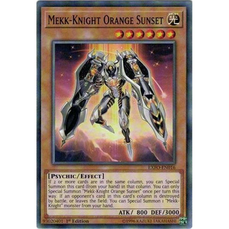 Image for Mekk-Knight Orange Sunset (EXFO-EN016) (EXFO) - YuGiOh