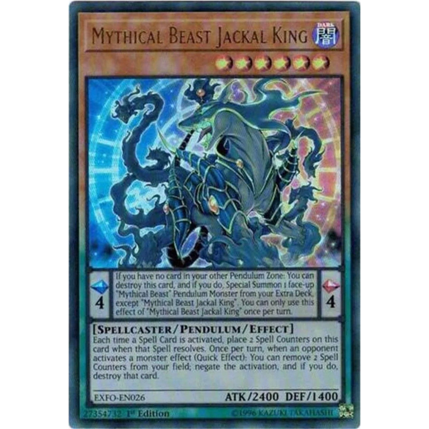Image for Mythical Beast Jackal King (EXFO-EN026) (EXFO) - YuGiOh