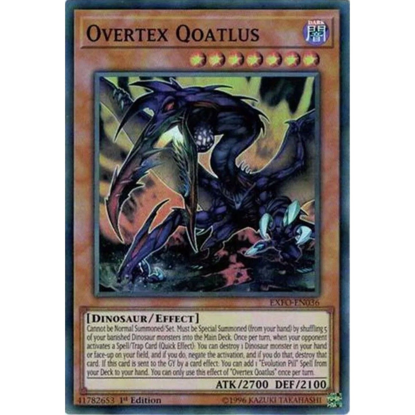 Image for Overtex Qoatlus (EXFO-EN036) (EXFO) - YuGiOh