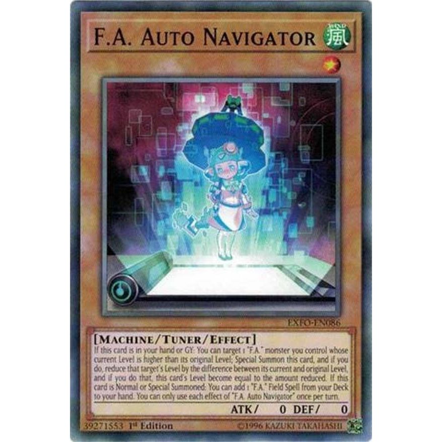 Image for F.A. Auto Navigator (EXFO-EN086) (EXFO) - YuGiOh