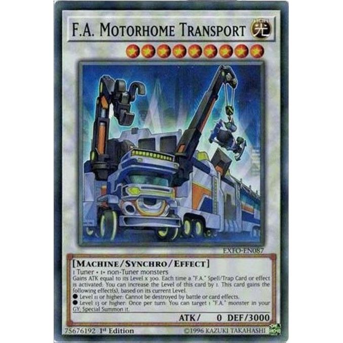 Image for F.A. Motorhome Transport (EXFO-EN087) (EXFO) - YuGiOh
